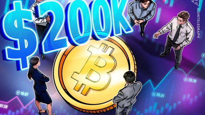 Bitcoin Options Imply Under 3% Chance of $200K BTC price by December
