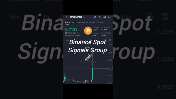 Spot Trading Binance | Free Binance Spot Signals | Binance Spot Signals Group #crypto #trading