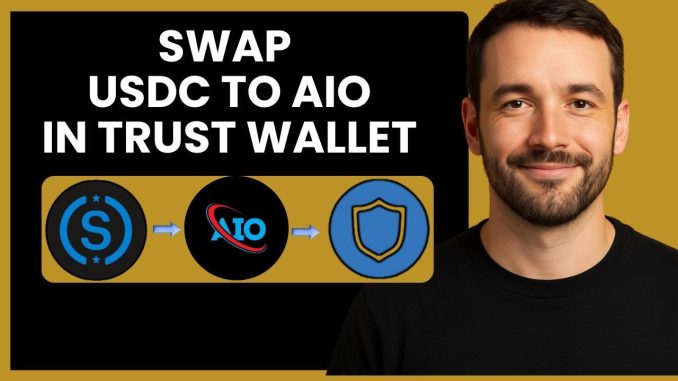 Swap USDC to AIO in Trust Wallet | Step-by-Step Crypto Guide