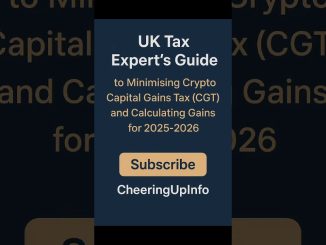 UK Tax Expert's Guide to Minimising Crypto Capital Gains Tax (CGT) and Calculating Gains