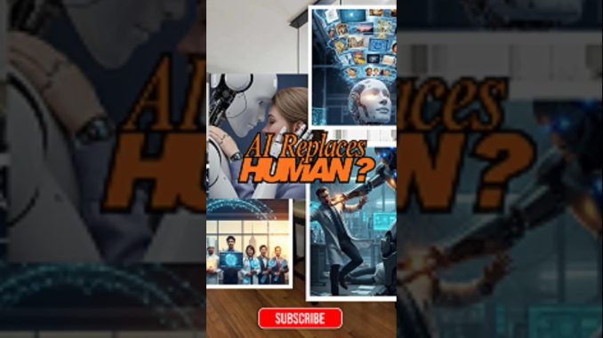 AI replacing human | ai vs human intelligence | ai replaces human. #artificialintelligence  #shorts