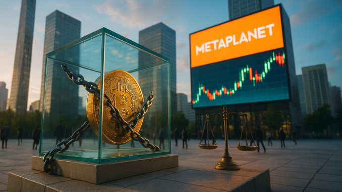 Is Metaplanet proving crypto treasuries are momentum trades?
