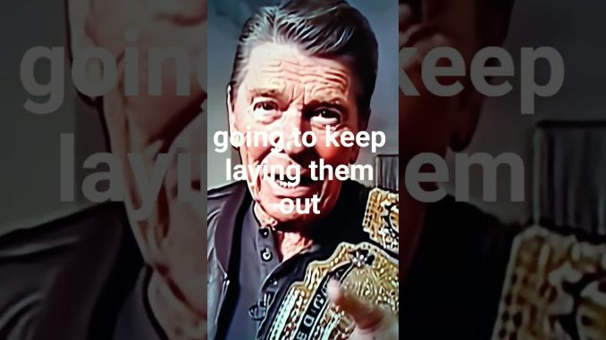 Reagan vs. Kennedy (M.A.T.S) #shorts #wwe #history #news #entertainment  A.I. #viral #viralvideo