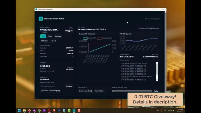ScareCrow Miner The Professional Bitcoin Mining Dashboard for Windows FULL GUIDE
