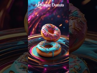 AI Created This Gravity-Defying Donut! Guide in Bio #shorts
