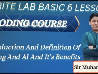 Coding Courses for Beginners Introduction And Definition Of Coding And AI And It's Benefits.