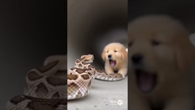 Golden Retriever: Viper Attack! Hero Guides Site Manager to Save Puppy #dog #goldenretriever #rescue