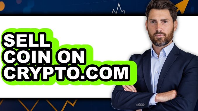 How to Sell Coin on Crypto.com (Full Guide)