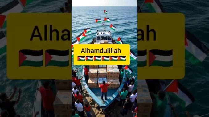 The Moment Aid Reached the Shore 🌊 | AI News #AINews #HopeForHumanity #ReliefMission #WavesOfHope