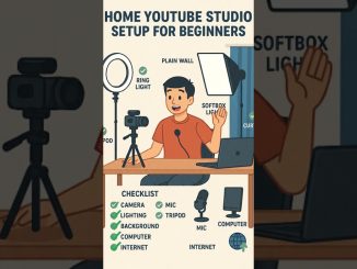 You tube studio setup equipment for beginners #shorts #mrajjuvlogs #ai #aishorts