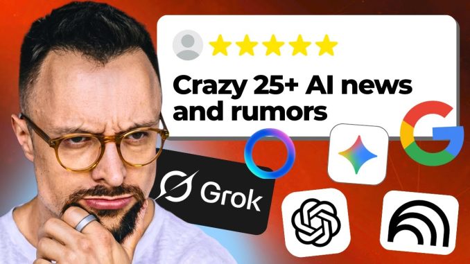 25+ Hot AI News & Rumors in 12 Minutes: Gemini 3, GPT-5.2, Meta Mango, xAI, NotebookLM