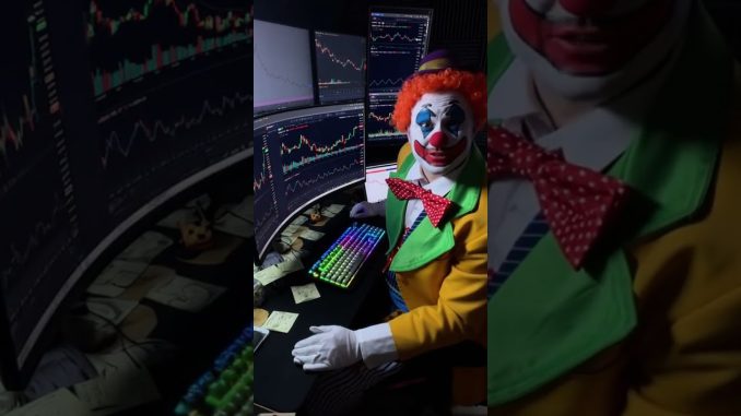 Crypto Trading For Beginners 🤡 #cryptocurrency #crypto #bitcoin