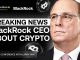 LIVE: BlackRock CEO Announces Huge Crypto Move! This Speech Will Reshape the Crypto Industry!