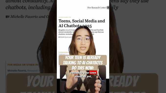 Parents: Majority of teens admit to using AI chatbots.
