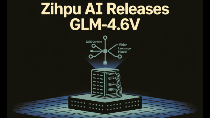 Zhipu AI Releases GLM-4.6V: A 128K Context Vision Language Model with Native Tool Calling