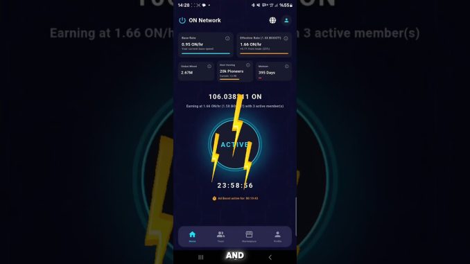 How to Mine Free Crypto on Your Phone 📱⛏️ (ON Network Guide) #mobilemining