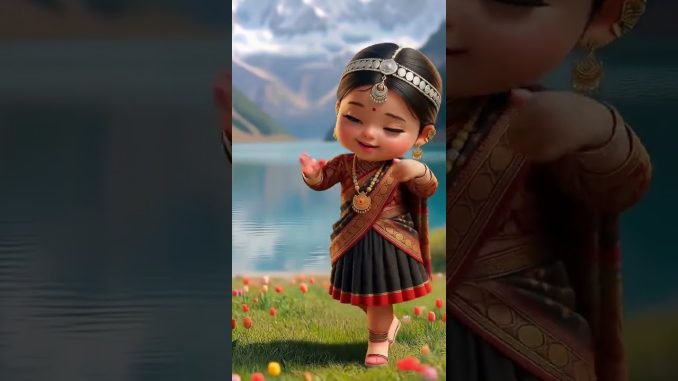 Tamang song #ai #dance #cute #babydance #video #viral #support #indian #lovesong #news #fypシ #duet