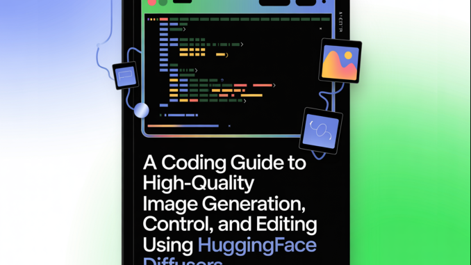 A Coding Guide to High-Quality Image Generation, Control, and Editing Using HuggingFace Diffusers