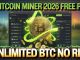 🚨 Bitcoin Miner 2026 FREE – Unlimited BTC on PC! No Rig Tutorial 🔥⛏️