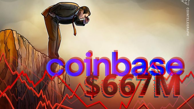 Coinbase Misses Expectations With $667M Loss in Q4