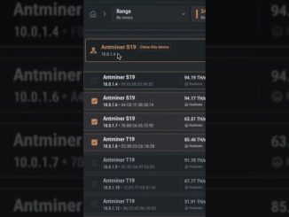 How to Scale Bitcoin Mining Faster with Vnish Bulk Settings #bitcoinmining