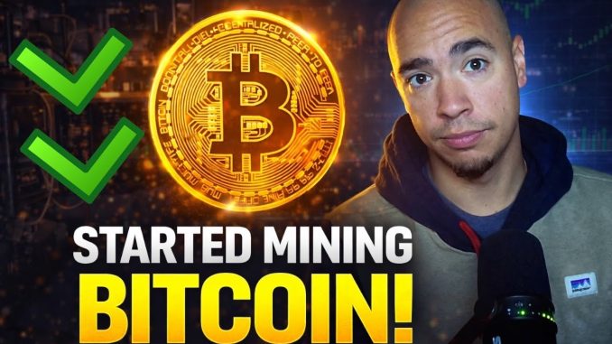 I started mining Bitcoin (not how you think)