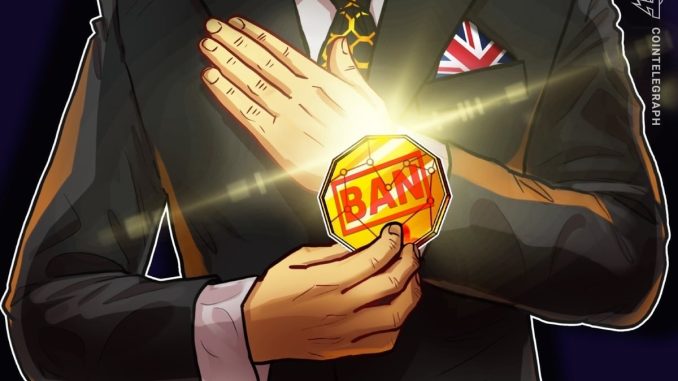 UK Security Chair Wants Temporary Ban on Crypto Donations