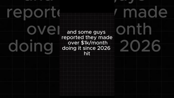 AI-BASED SIDE HUSTLE FOR BEGINNERS 2026 (anyone can do)