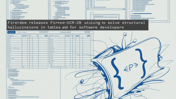 FireRedTeam Releases FireRed-OCR-2B Utilizing GRPO to Solve Structural Hallucinations in Tables and LaTeX for Software Developers