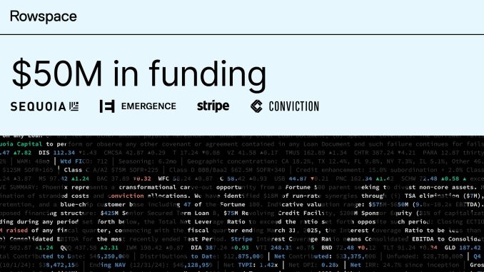 Rowspace Raises $50M to Bring AI for Private Equity Out of the Back Office