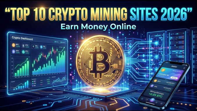 Top 10 Crypto Mining Websites to Earn Money Online in 2026