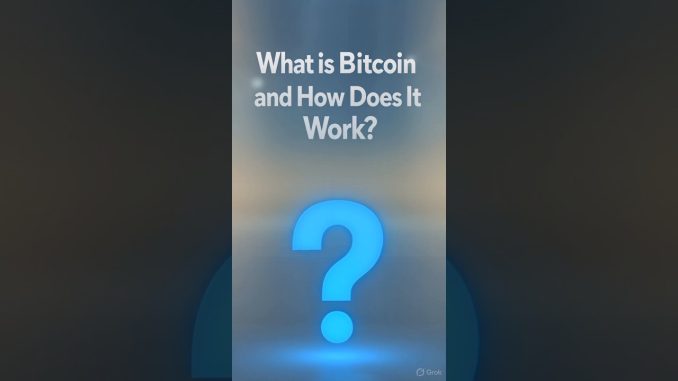 What is bitcoin and how does it work ?  #bitcoin #crypto #btc