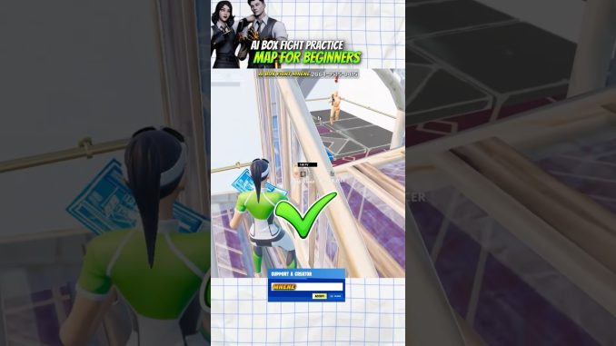 AI Box Fight Practice for Beginners 🔥 Fortnite map🪩  #fortnite #fortnitemap #fortnitepractice