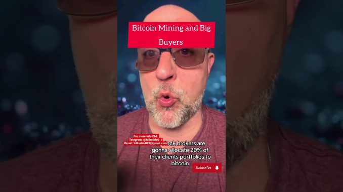 Bitcoin Mining and Big buyers. #web3 #bitcoinmining #viral #shortvideo #usashorts #news