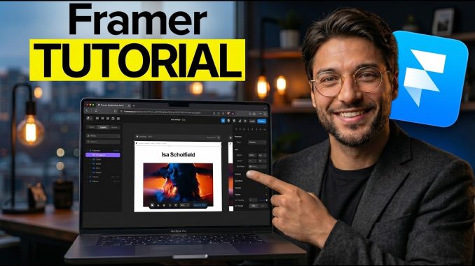 FRAMER AI FULL TUTORIAL FOR BEGINNERS | Website Builder, AI Design & No-Code Explained