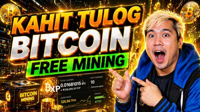 FREE BITCOIN KAHIT TULOG! | Atlas Cloud Mining Full Guide Tutorial