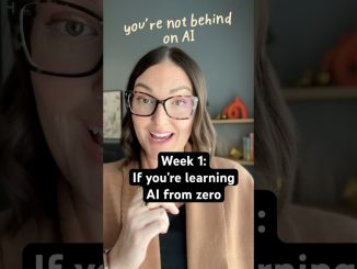 How to learn AI easily as a beginner. The Week 1 roadmap to learning AI.