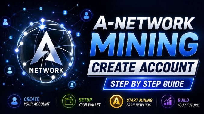 A-Network New Mining App Account Create | Step By Step Full Guide