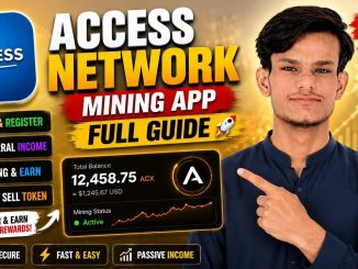 Access Network Mining App Full Guide 🚀 | Join, Referral & Buy Sell Explained (2026)