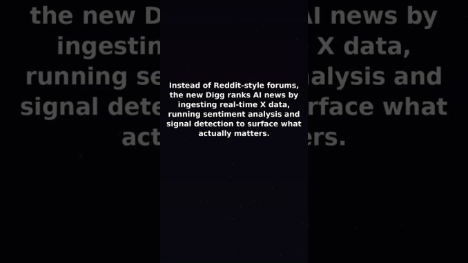 Digg Relaunches as AI News Aggregator | AI Overdrive