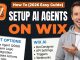 How To Setup AI Agents On Wix [2026 Easy Guide]