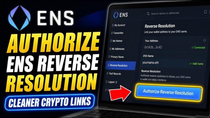 How to authorize ENS reverse resolution for cleaner crypto links - Detailed Guide