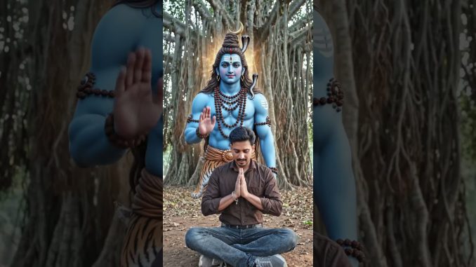 Om namah Shivay 🥺🙏 #comedy #aicover #adipurush #funnydancing AI guide suraj #funny #biglaughs 😱🙏
