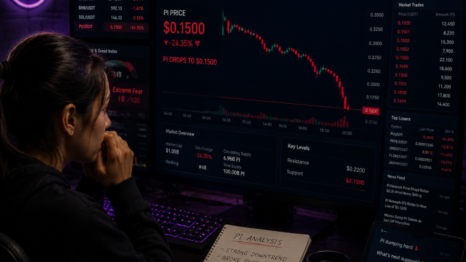 Analyzing PI as it hits $0.1500