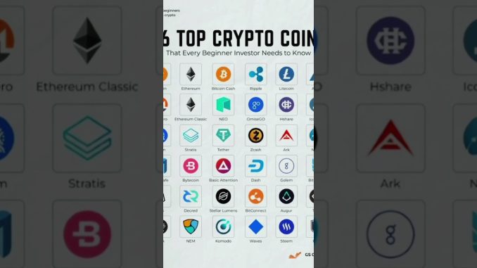 36 Crypto Coins Every Beginner Need to Know!