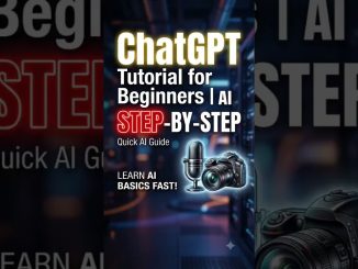 ChatGPT Tutorial for Beginners | Quick AI Guide