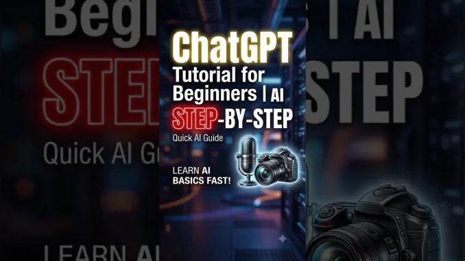 ChatGPT Tutorial for Beginners | Quick AI Guide