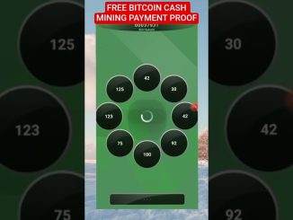 Free Bitcoin Cash Mining App Auto Withdrawal Proof #shorts