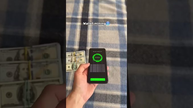 Free Wallet BTC Mining App 😱 | #crypto #bitcoin #money #trading #cryptocurrency #mining
