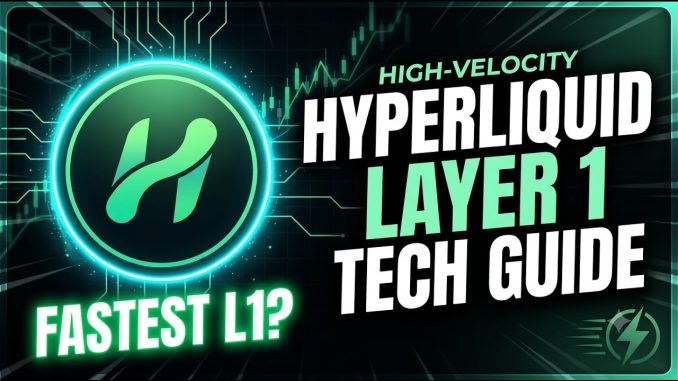Hyperliquid Layer 1: High-Velocity Crypto Tech Guide